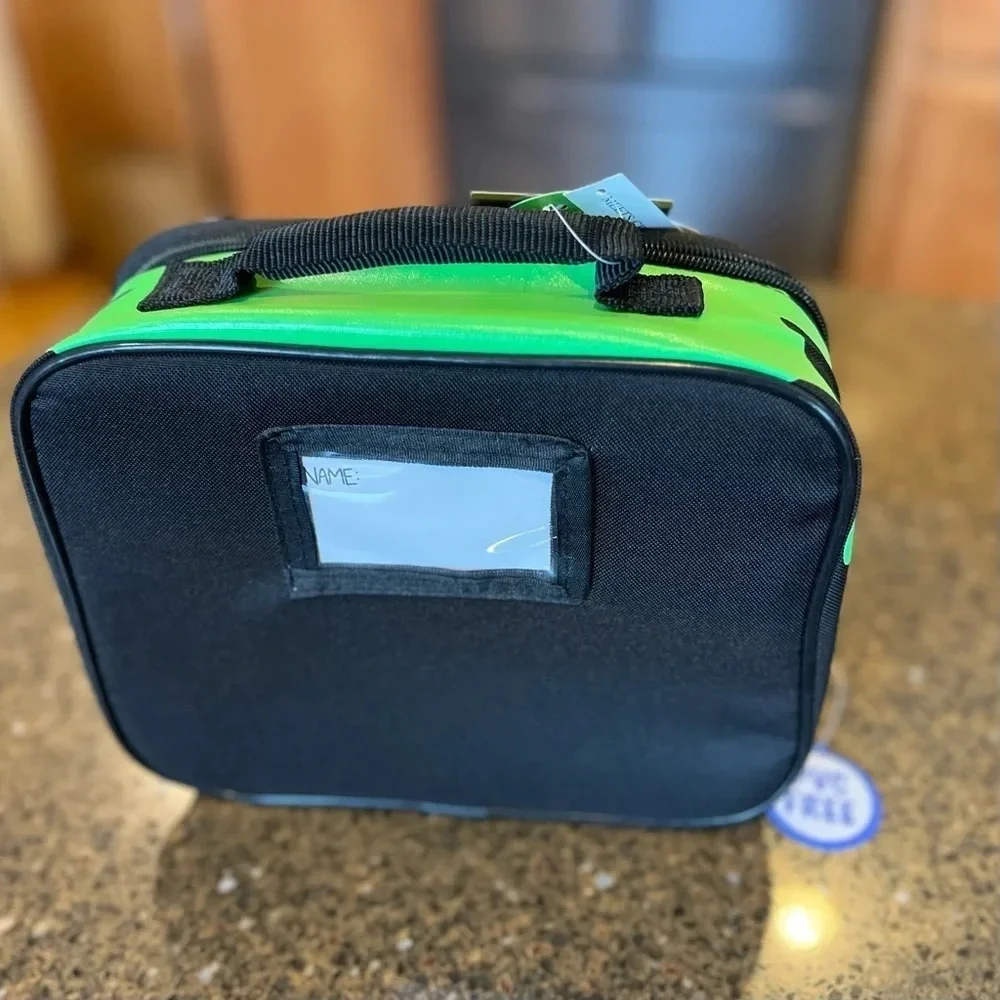 NEW - NICKELODEON SLIME - Snack / Lunch Tote/Lunch Box - Perfect for car snacks!
